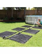 INTEX Соларен нагревател PVC 12x12 м черен 28685