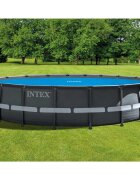 INTEX Соларно покривало за басейн синьо 538 см полиетилен