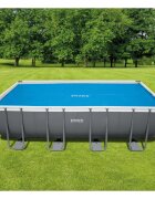 INTEX Соларно покривало за басейн синьо 538x253 см полиетилен