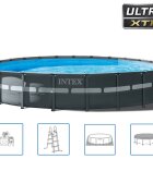 INTEX Ultra XTR Frame Комплект плувен басейн кръгъл 732x132 см 26340GN