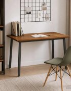 vidaXL 120 x 70 x 75 cm Солидно акациево дърво Естествено и кафяво