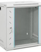 vidaXL 12U сървърен шкаф за стенен монтаж 19" IP20 53x40x60 см