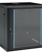 vidaXL 12U Сървърен шкаф за стенен монтаж 19" IP20 600x600x640 мм
