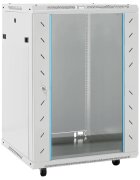vidaXL 15U сървърен шкаф 19" IP20 сив 60x45x86 см