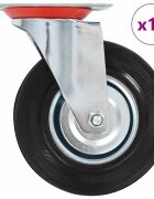 vidaXL 16 бр въртящи се колела 125 мм