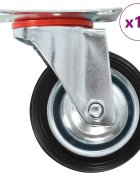 vidaXL 16 бр Въртящи се колела 75 мм