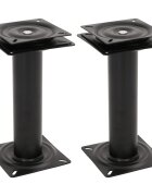 vidaXL 2 бр стойки за седалка за лодка въртящ механизъм 360° стомана