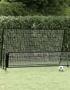 vidaXL 2-в-1 футболна врата с рикошет 202x104x120 см стомана