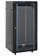 vidaXL 22U мрежов шкаф с въртящи се крачета 19" IP20 60x60x120 см