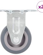 vidaXL 24 бр. Фиксирани колелца 50 мм