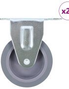 vidaXL 24 бр. Фиксирани колелца 75 мм