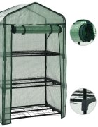 vidaXL 3-етажна мини оранжерия 69x49x125 см