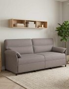 vidaXL 3-местен диван Таупе 198 x 83 x 95 см