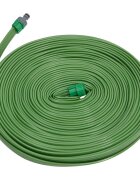 vidaXL 3-тръбен маркуч за пръскачка зелен 225 м PVC