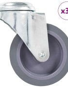 vidaXL 32 бр въртящи се колела с отвори за болт 75 мм
