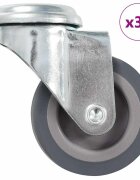 vidaXL 32 бр. Въртящи се колелца с отвор за болт 50 мм