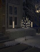 vidaXL 328653 Christmas Tree 120 LEDs Warm White Light Cherry Blossom 150 cm (US only) - Untranslated
