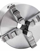 vidaXL 4-челюстен самоцентриращ патронник 125 мм стомана K12 125