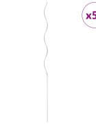 vidaXL 50 бр Спирални колчета за растения 110 см поцинкована стомана