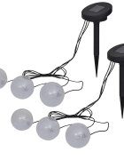vidaXL 6 бр плаващи LED лампи за езеро и басейн