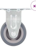 vidaXL 8 бр фиксирани колела 50 мм