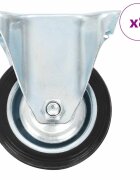 vidaXL 8 бр фиксирани колела 75 мм