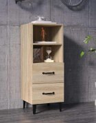 vidaXL 812369 Сайдборд дъб сонома 345x34x90 см инженерно дърво