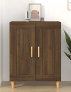 vidaXL 817335 Сайдборд Кафяв дъб 695x34x90 см инженерно дърво