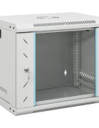 vidaXL 9U сървърен шкаф за стенен монтаж 19" IP20 53x40x45 см