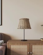 vidaXL Абажур за лампа кафяв Ø15x12 см ракита