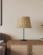 vidaXL Абажур за лампа кафяв Ø30x20 см ракита