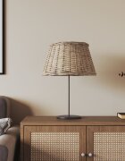 vidaXL Абажур за лампа кафяв Ø50x30 см ракита