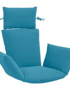 vidaXL Адирондак възглавница PUTTEN 100% полиестер Светлосиньо