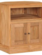 vidaXL Ъглов бюфет 60x45x60 см тиково дърво масив
