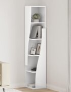 vidaXL Ъглов шкаф 275x27x140см Инженерна дървесина