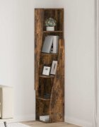 vidaXL Ъглов шкаф 275x27x140см Инженерна дървесина Димян дъб