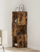 vidaXL Ъглов шкаф 305x30x95см Инженерна дървесина Димян дъб