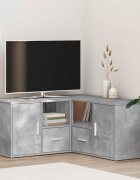 vidaXL Ъглов шкаф бетонно сив 160x40x45 см инженерно дърво