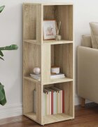 vidaXL Ъглов шкаф дъб сонома 33x33x100 см инженерно дърво