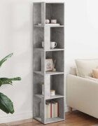 vidaXL Ъглови шкафове 33 x 33 x 165 cm Engineered wood Бетонно сиво