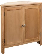 vidaXL Ъглово шкафче 80x335x78 см дъбов масив