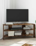 vidaXL Ъгловшкафзателевизор 102x405x45см Димян дъб