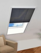 vidaXL Алуминиев плисе комарник за прозорци 80x120 см