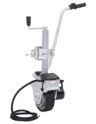 vidaXL Алуминиево моторизирано опорно колело за ремарке 12 V 350 W