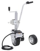 vidaXL Алуминиево моторизирано опорно колело за ремарке 12 V 350 W