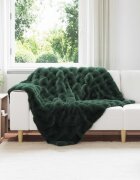 vidaXL Анти-слип изкуствено одеяло от заешка козина Olite 4 бр. 8.1 kg