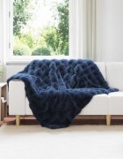 vidaXL Анти-слип изкуствено одеяло от заешка козина Olite 4 бр. 8.1 kg