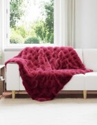 vidaXL Анти-слип изкуствено одеяло от заешка козина Olite 4 бр. 8.1 kg
