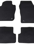 vidaXL Автомобилен килим 4 бр. подходящ за VW T-CROSS 2019- Каучук