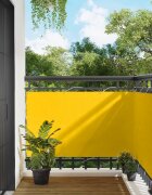 vidaXL Балконен екран 100 x 300 cm Оксфордска тъкан Правоъгълна Жълто